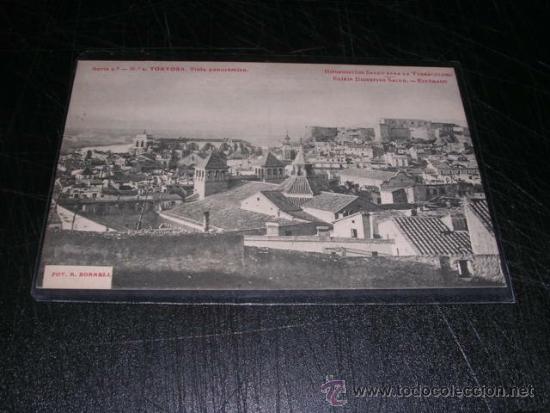 Cartes Postales: SERIE 2&ordf; N&ordm; 2 TORTOSA VISTA PANORAMICA FOT. R. BORELL HIPOFOSFITOS SALUD 14X9 CM.