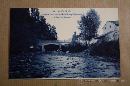 Postais: Postal Puigcerda - Puente Internacional de Bourg-Madame - Roisin Numero 14