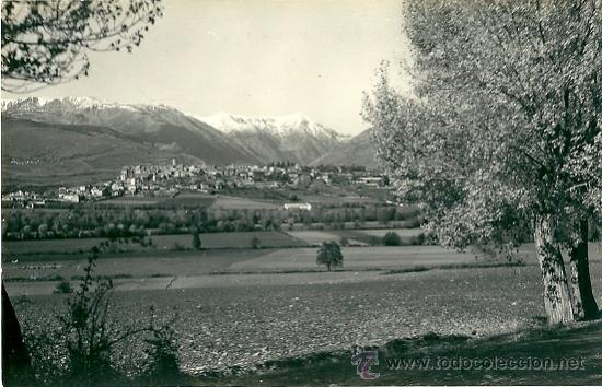 Postales: 0719C- PUIGCERDA PIRINEO CATALAN VISTA GENERAL. COMERCIAL PRAT