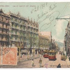 Postales: BARCELONA.- CALLE MAYOR DE GRACIA. (C.1905).