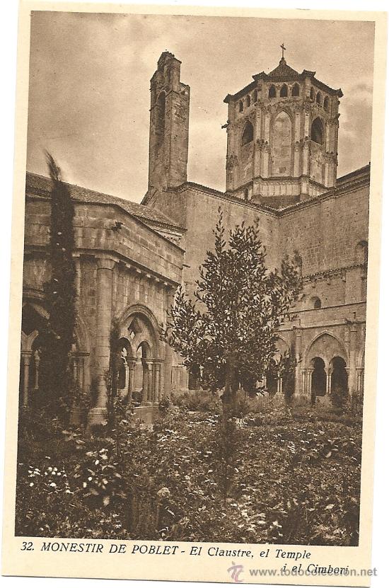 Postales: MONASTIR DE POBLET, CLAUSTRE N&ordm; 32, EDICICIO POBLET, FOTO J. ARTIGUES