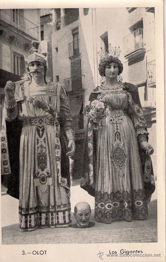 Postales: OLOT - LOS GIGANTES - Foto 1
