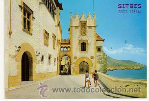 Postales: Postal Sitges.El Museo Maricel. - Foto 1