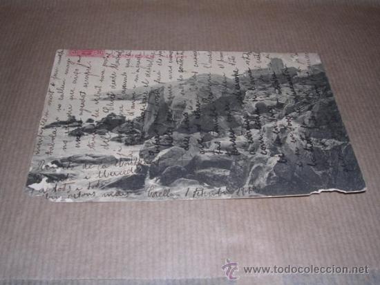 Cartoline: CALELLA DE PALAFRUGELL  - LA TORRE L. ROISIN FOTG. POSTAL CIRCULADA ,SE&Ntilde;ALES DEUSO  14X9 CM. 1918
