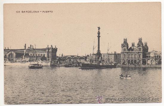 Postales: BARCELONA.- PUERTO. - Foto 1