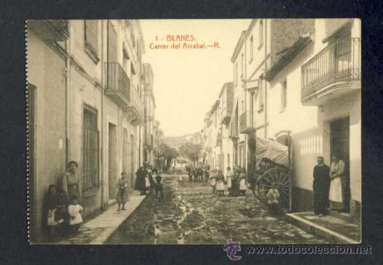 Postales: Postal de BLANES: Carrer del Raval (num. 1) - Foto 1