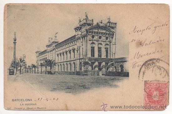 Postales: BARCELONA.- LA ADUANA. (C.1900). - Foto 1