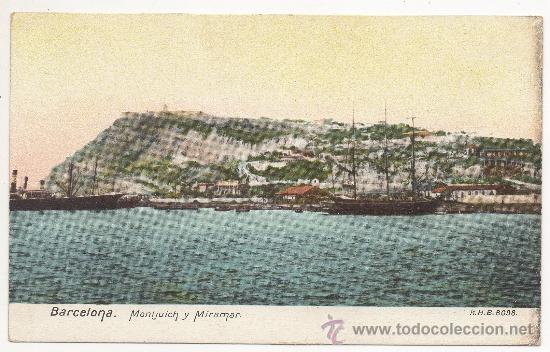 Postales: BARCELONA.- MONTJUICH Y MIRAMAR. - Foto 1