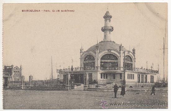 Postales: BARCELONA.- REAL CLUB MAR&Iacute;TIMO. - Foto 1