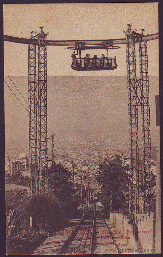 Postales: BARCELONA TIBIDABO FERROCARRIL - Foto 1