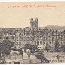 Postales: BARCELONA.- COLEGIO DE LOS P.P. JESUITAS.