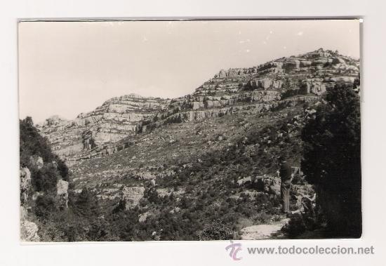 Postales: ULLDEMOLINS / SERRA DEL MONTSANT / POSTAL FOTOGRAFICA / SIN FRANQUEAR PERO ESCRITA