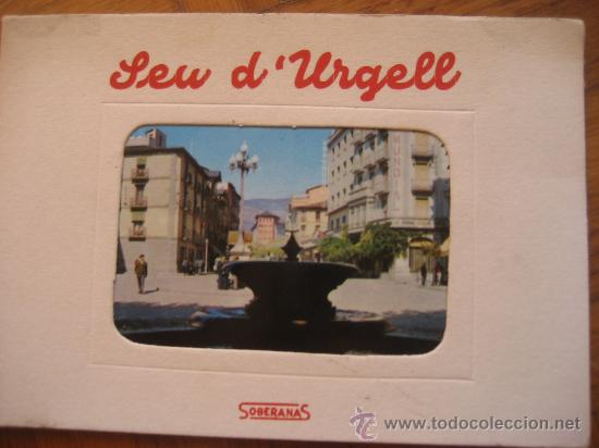 Postales: Seu d'Urgell. 8 postales . Ed. Soberanas
