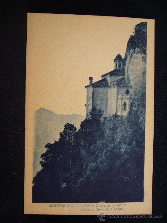 Postais: Postal Montserrat. La Santa Cueva de la Virgen.