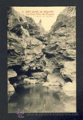 Postales: Postal de SANT QUINT&Iacute; DE MEDIONA: Les Deus, P&egrave;lac del Fragaire (Roisin num. 12)
