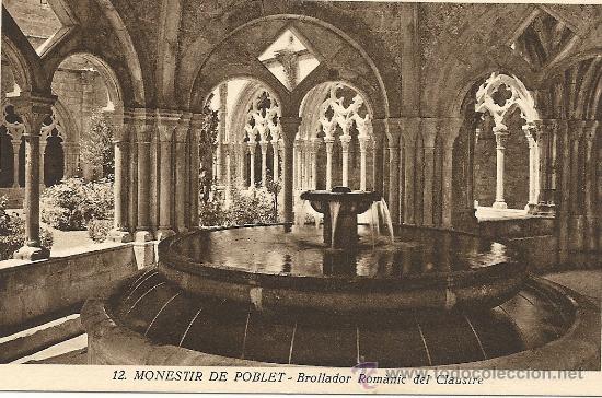 Cartoline: MONASTIR DE POBLET, BROLLADOR DE POBLET. EDICIO POBLET, J. ARTIGUES