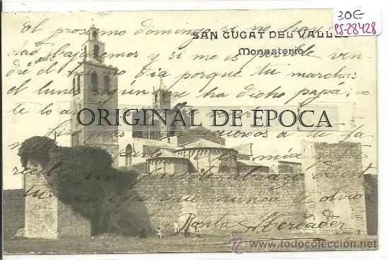 Postcards: (PS-28428)POSTAL FOTOGRAFICA DE SAN CUGAT-MONASTERIO
