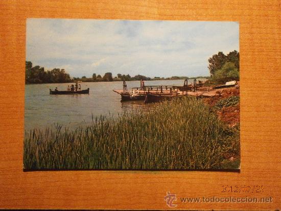Postais: POSTAL SAN JAIME DE ENVEIJA PASO DE BARCAS (RIO EBRO) SIN CIRCULAR