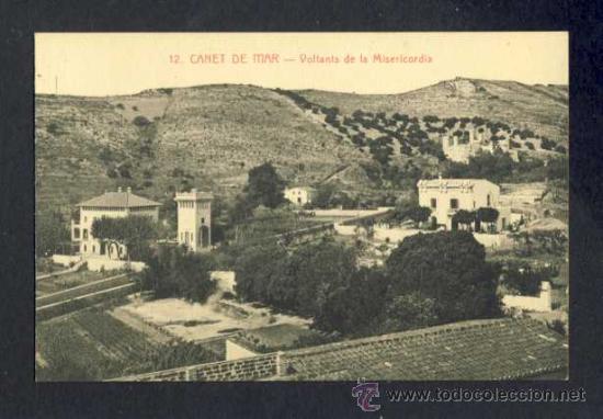 Postais: Postal de CANET DE MAR: Voltants de la Misericordia (Roisin num. 12)