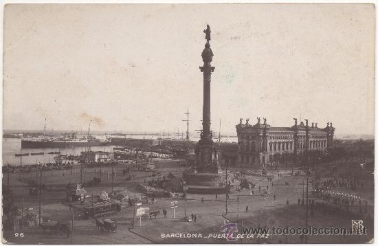 Postales: BARCELONA.- PUERTA DE LA PAZ. - Foto 1