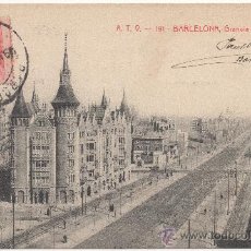 Postales: BARCELONA.- GRANVÍA DIAGONAL. (C.1910).