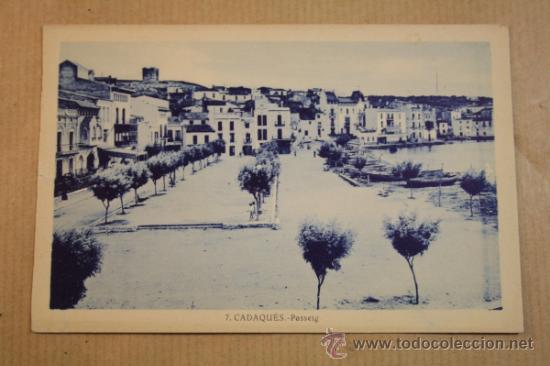 Postales: Tarjeta Postal de Cadaqu&eacute;s - Passeig - Foto 1
