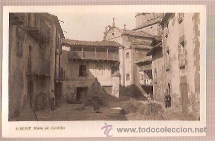 Postales: ANTIGUA POSTAL 3 RUPIT PLAZA DEL CAUDILLO - Foto 1