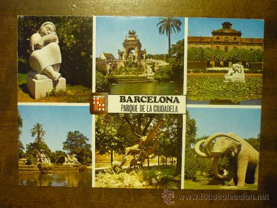 Postales: BARCELONA PARQUE CIUDADELA - Foto 1