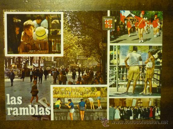 Postales: BARCELONA LAS RAMBLAS - Foto 1