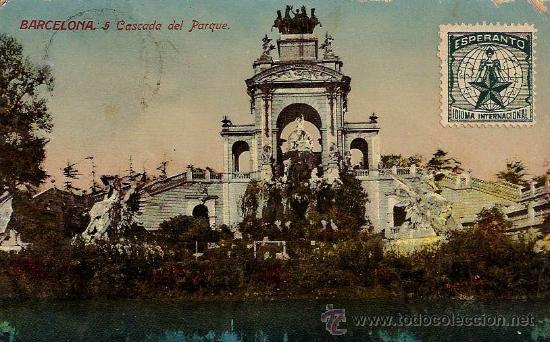 Postales: Barcelona - Cascada del Parque - Foto 1