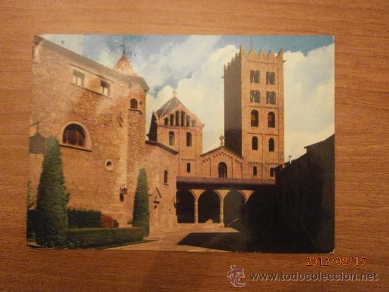 Postales: POSTAL RIPOLL GERONA MONASTERIO SIN CIRCULAR - Foto 1
