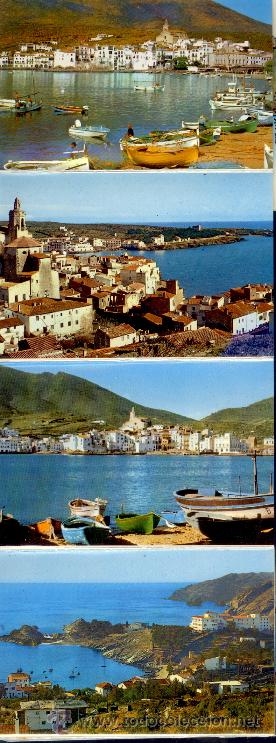 Postales: Cadaqu&eacute;s - Empord&agrave; - Costa Brava - Librito mini postales en acorde&oacute;n - Foto 2