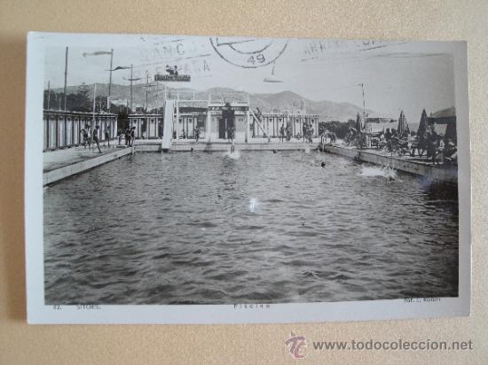 Postales: Sitges. Piscina. - Foto 1