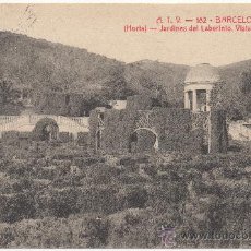 Postales: BARCELONA (HORTA).- JARDINES DEL LABERINTO. VISTA PANORÁMICA. (C.1905).