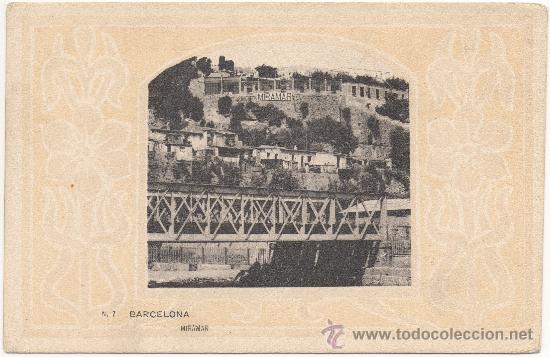 Postales: BARCELONA.- MIRAMAR. - Foto 1