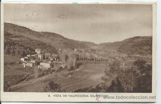 Postales: VALLFOGONA DE RIUCORP.-TARRAGONA.-HUECOGRABADO RIEUSSET