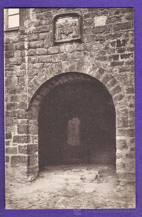 Postales: estany - bcna portal entrada als claustres amb segell del monastir- n&ordm; 6 -ed.roisin- s.c.-a&ntilde;os 20/30