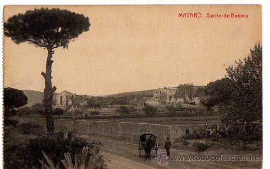 Postales: Matar&oacute;.Barrio de Batlleix. No Circulada . - Foto 1