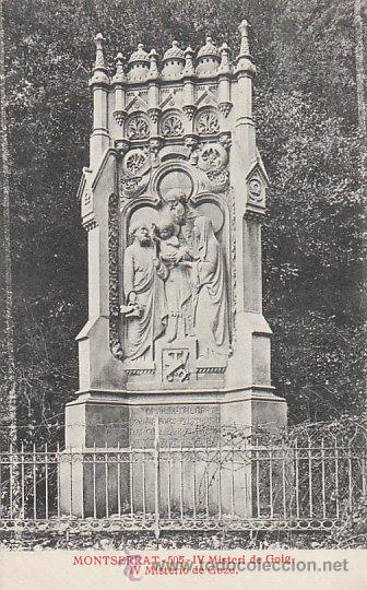 Postais: Montserrat, 4&ordm; misterio de gozo, Editor: E.M. de M. sin n&uacute;mero