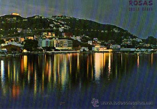 Postales: Rosas.Circulada . - Foto 1