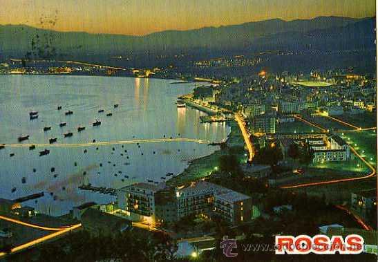 Postales: Rosas.Circulada . - Foto 1