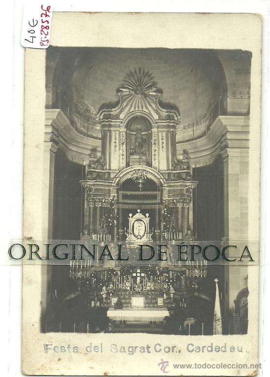 Postkarten: (PS-28576)POSTAL FOTOGRAFICA DE CARDEDEU-FESTA DEL SAGRAT COR