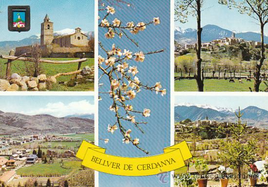 Postales: Bellver de Cerdanya, Editor: Escudo de Oro n&ordm; 4864, circulada en 1969 (ver dorso)