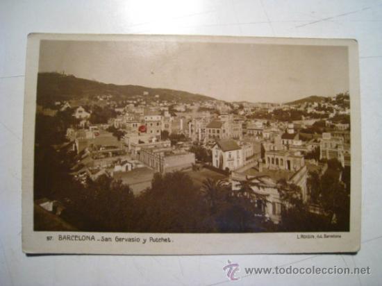 Postales: BARCELONA: SAN GERVASIO Y PUTCHET - Foto 1