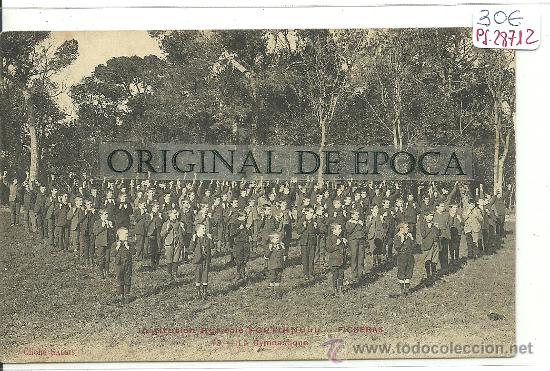 Postcards: (PS-28712)POSTAL DE FIGUERAS-INSTITUCION AGRICOLA FORTIANELL.LA GIMNASIA