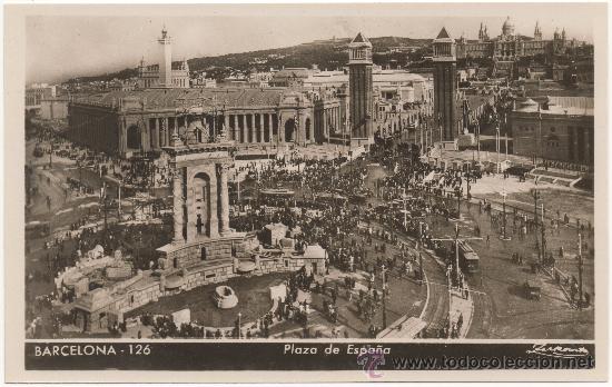 Postales: BARCELONA.- PLAZA DE ESPA&Ntilde;A. - Foto 1