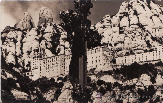 Postales: POSTAL MONTSERRAT VISTA DEL MONASTERIO FOTO ROTGER SINTES