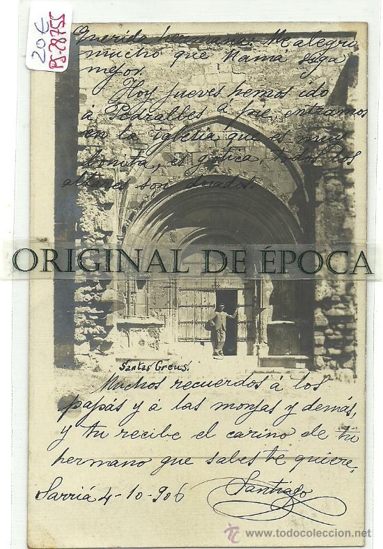 Postkarten: (PS-28755)POSTAL FOTOGRAFICA DE SANTAS CREUS