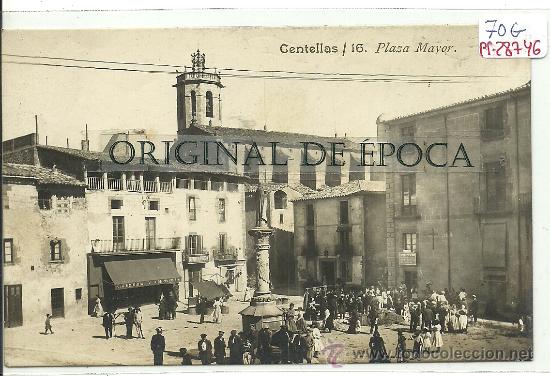 Postcards: (PS-28746)POSTAL FOTOGRAFICA DE CENTELLAS-PLAZA MAYOR