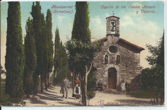 Postales: MONTSERRAT.-CAPILLA DE LOS SANTOS ACISCLO Y VICTORIA.- N&ordm;3089
